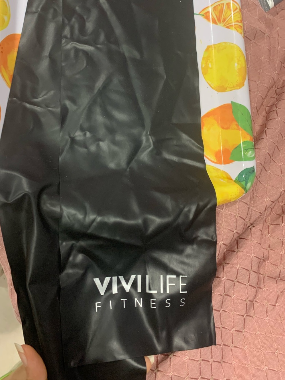 ViviLife Black Fitness resistance band. Was only used once.